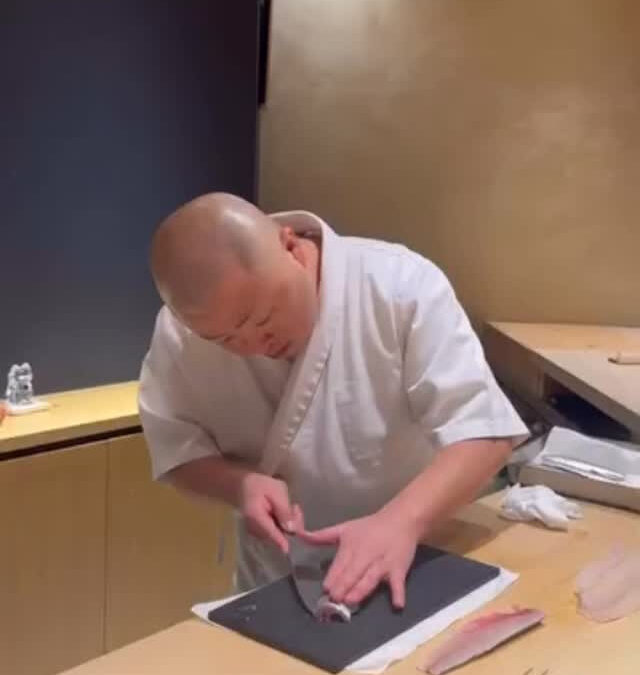 カマスの仕込み